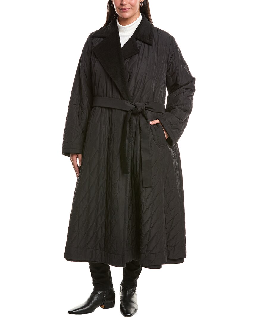 Marina Rinaldi Marina Rinaldi Plus Capanna Reversible Wool Coat