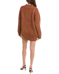 Ser.O.Ya Almada Alpaca & Wool-Blend Sweaterdress