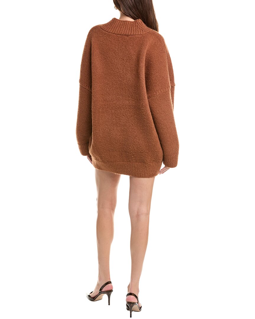 Ser.O.Ya Almada Alpaca & Wool-Blend Sweaterdress
