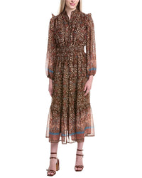 Fate Print Midi Dress