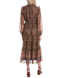 Fate Print Midi Dress