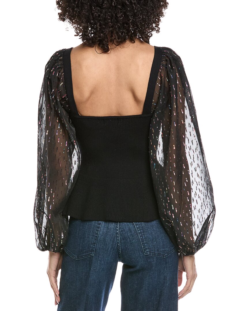 Fate Contrast Sheer Top