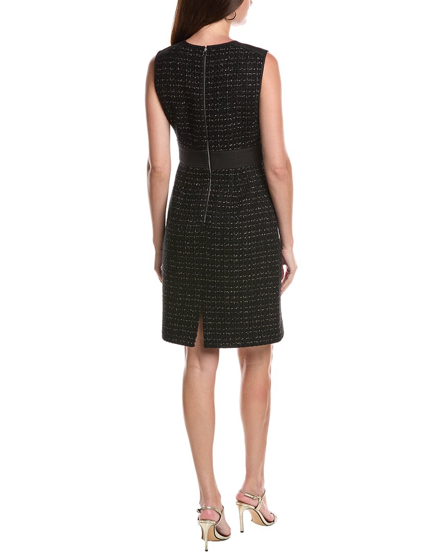 St. John Metallic Tweed Mini Dress