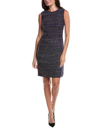 St. John Dress-Lurexbouclettetweed