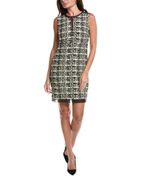 St. John Dress-Slubsequintexturedplaid