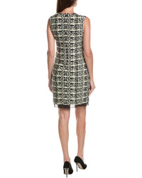 St. John Dress-Slubsequintexturedplaid