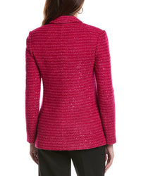 St. John Inlaid Sequin Tweed Jacket