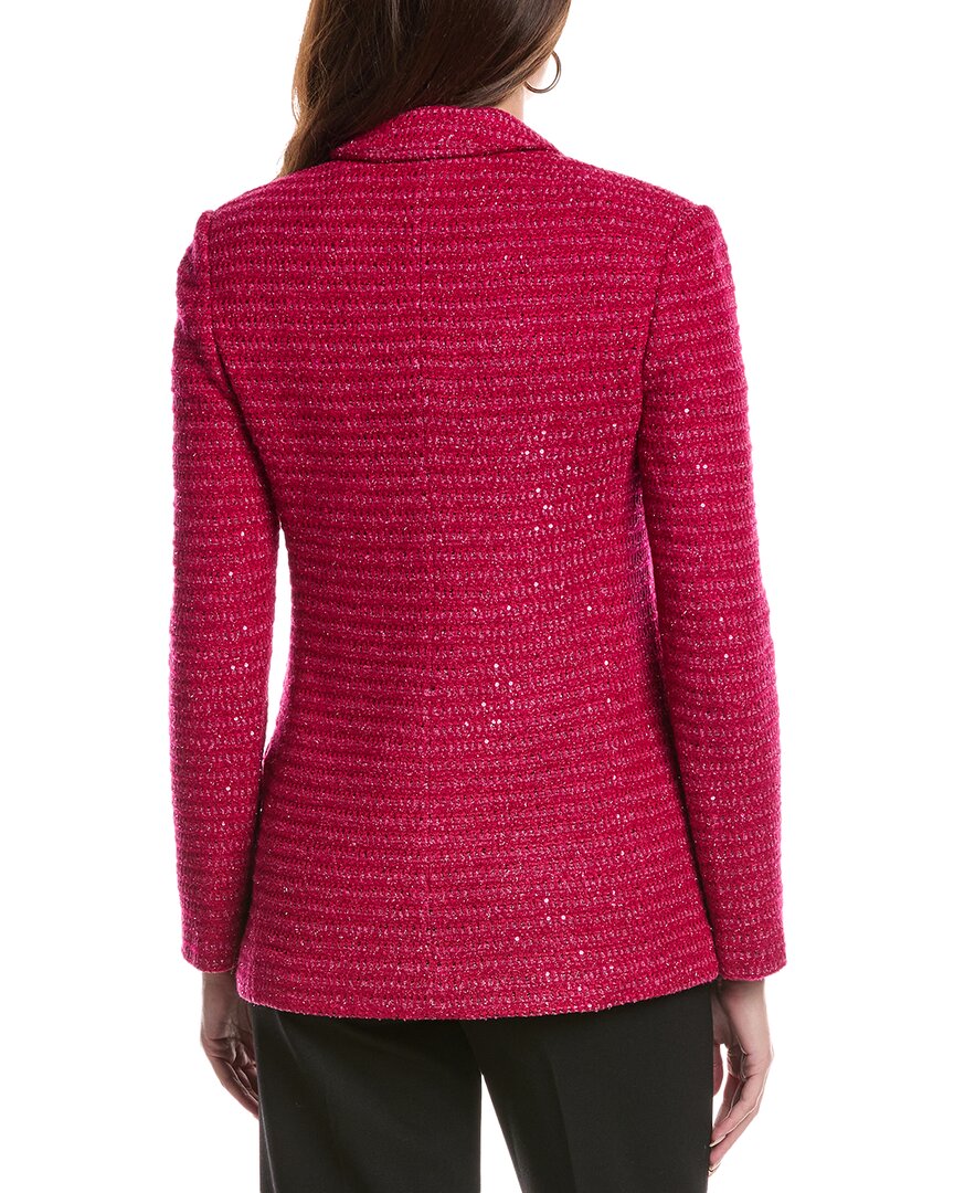 St. John Inlaid Sequin Tweed Jacket