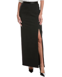 St. John Stretch Wool-Blend Skirt
