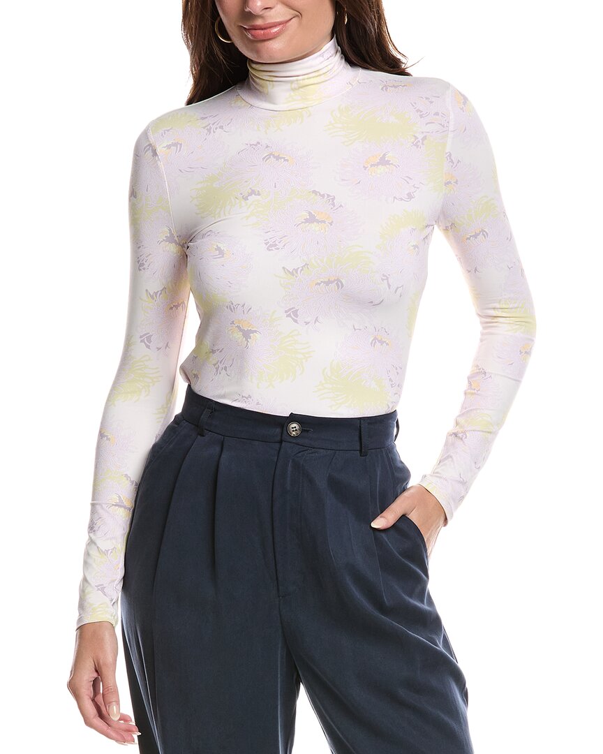 St. John Printed Jersey Top