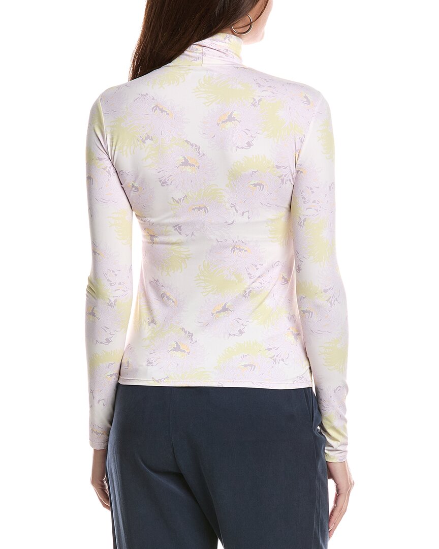 St. John Printed Jersey Top