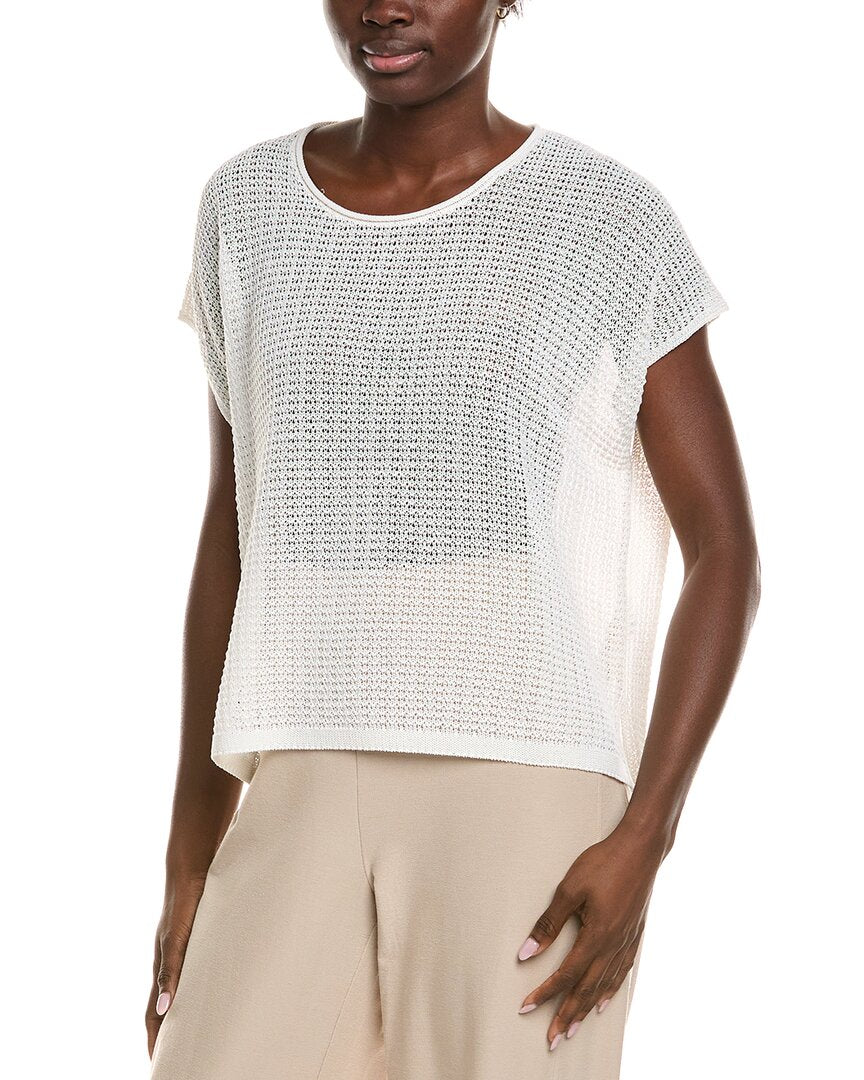 Eileen Fisher Jewel Neck Sweater