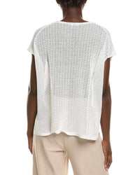 Eileen Fisher Jewel Neck Sweater