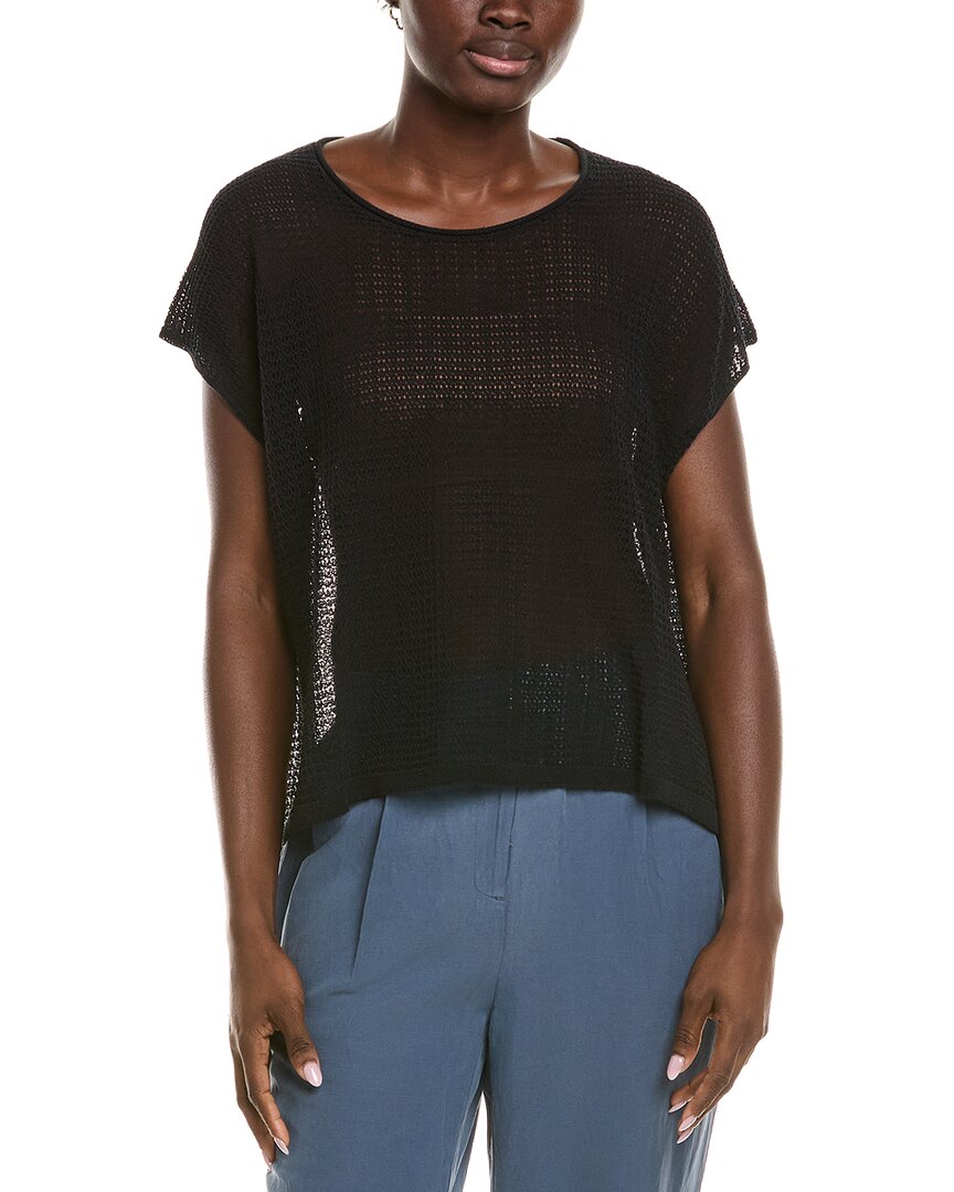 Eileen Fisher Jewel Neck Sweater