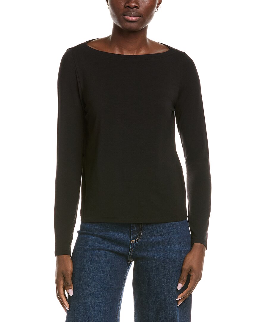 Eileen Fisher Bateau Neck Top