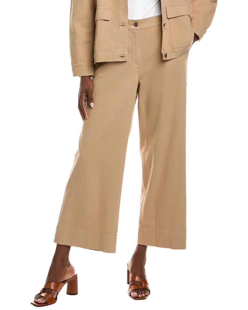 Eileen Fisher Garment-Dyed Wide Ankle Pant
