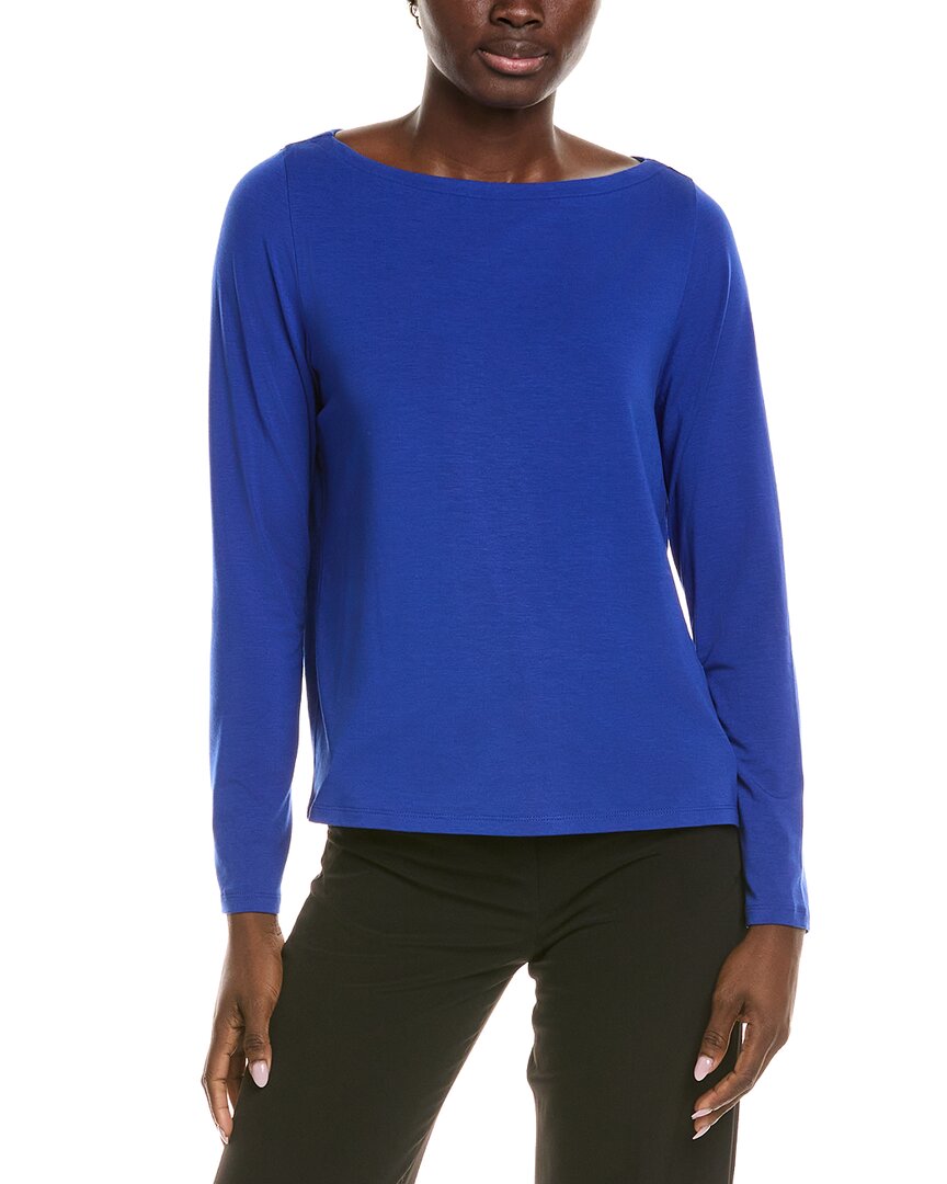 Eileen Fisher Bateau Neck Top