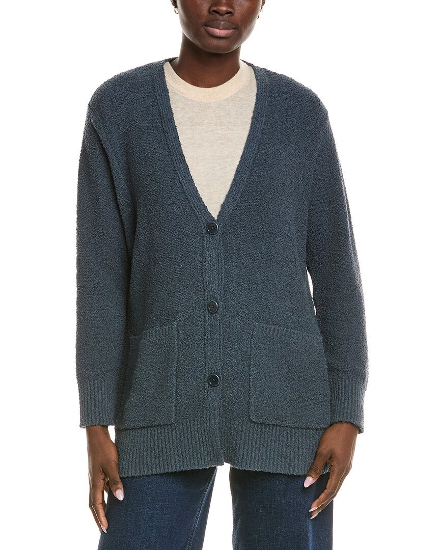Eileen Fisher Fluffy Cashmere-Blend Cardigan