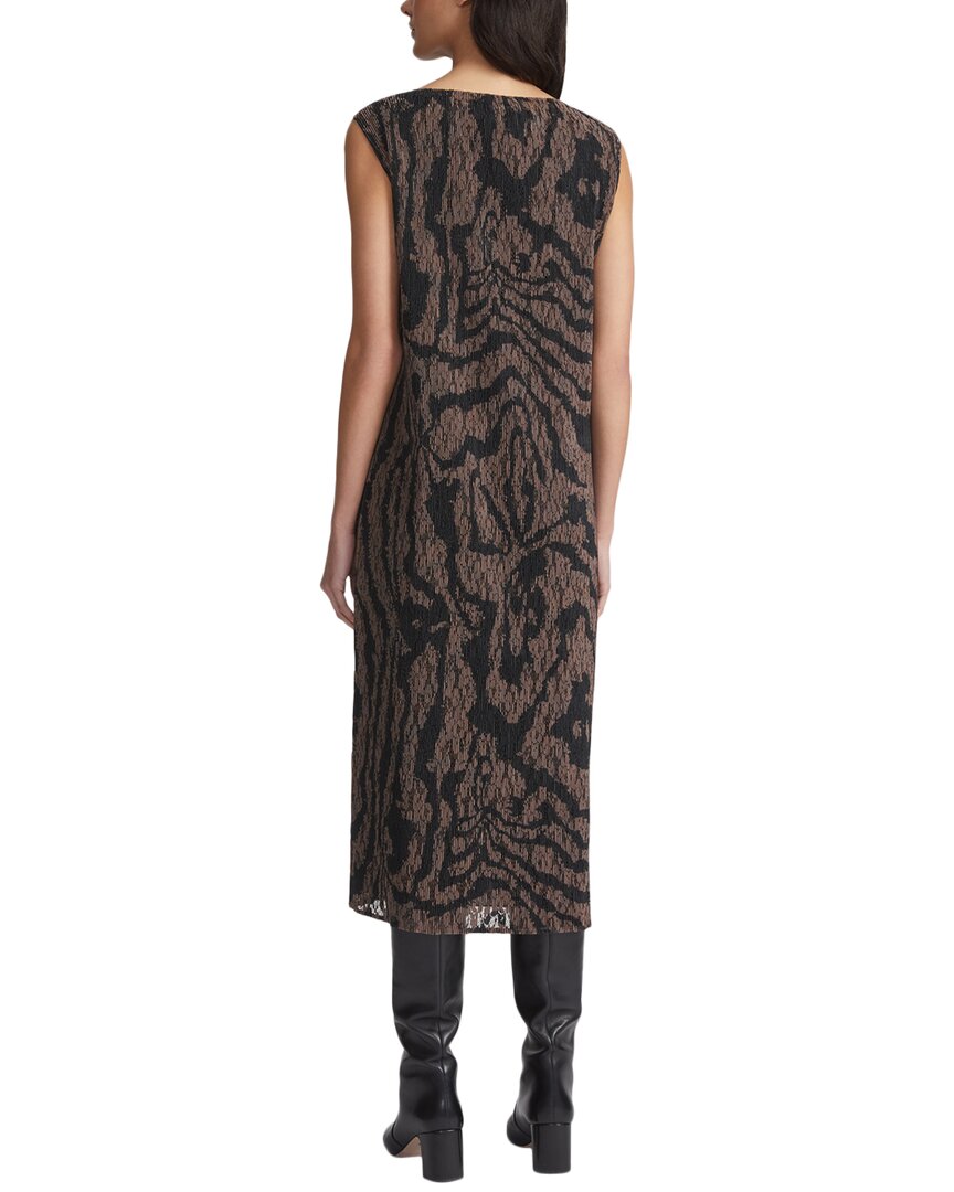 Lafayette 148 New York Plisse Sleeveless Midi Dress