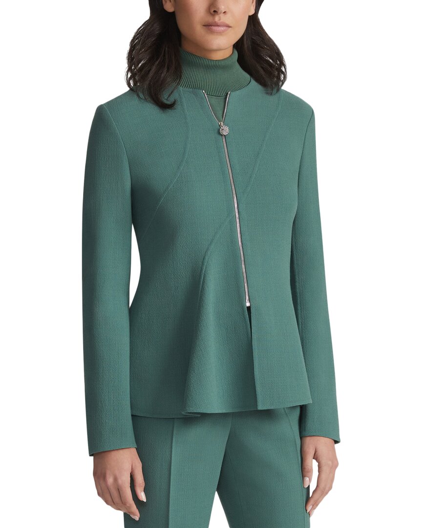Lafayette 148 New York Lafayette 148 New York Collarless Flounced Hem Jacket