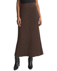 Lafayette 148 New York Ribbed Pull On Knit Skirt