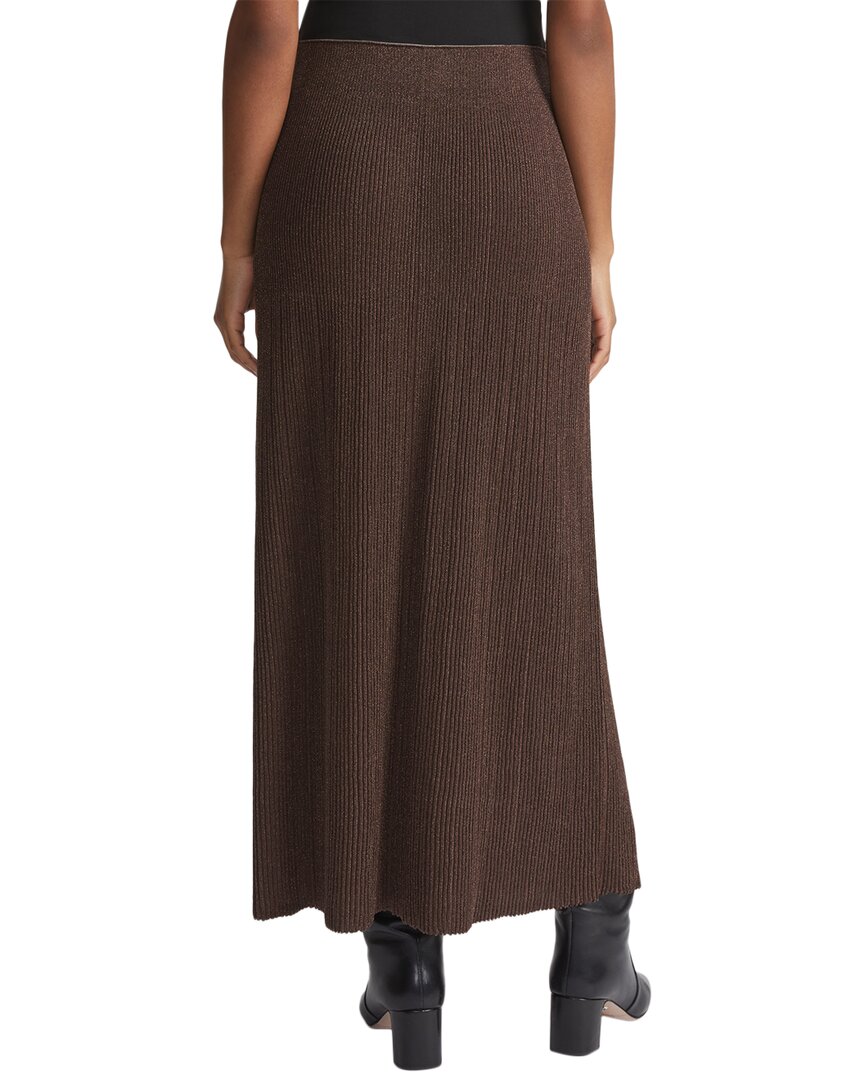 Lafayette 148 New York Ribbed Pull On Knit Skirt