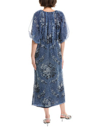Rebecca Taylor Floral Midi Dress