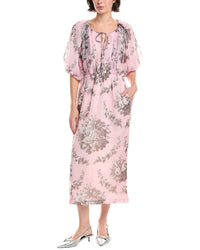 Rebecca Taylor Floral Midi Dress
