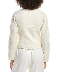 Derek Lam 10 Crosby Prewett Zip Front Wool-Blend Jacket