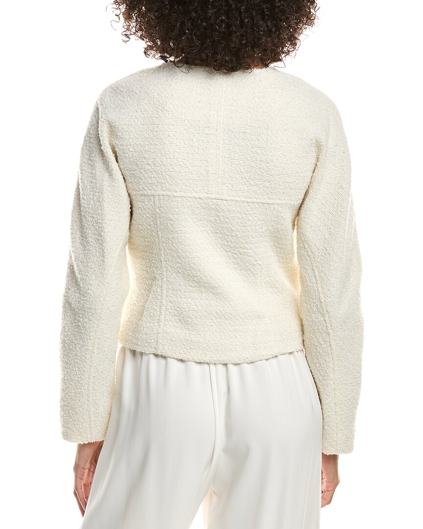 Derek Lam 10 Crosby Prewett Zip Front Wool-Blend Jacket