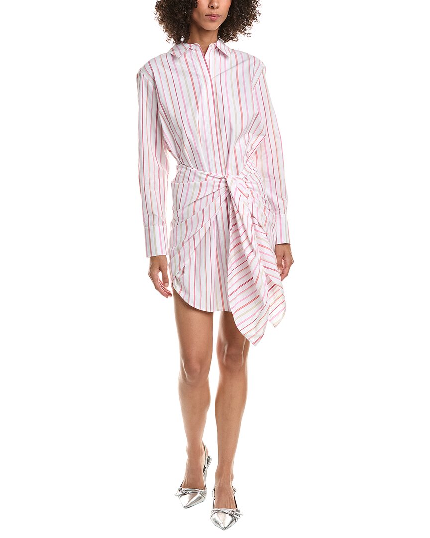 Derek Lam 10 Crosby Trish Striped Tie Waist Shirtdress