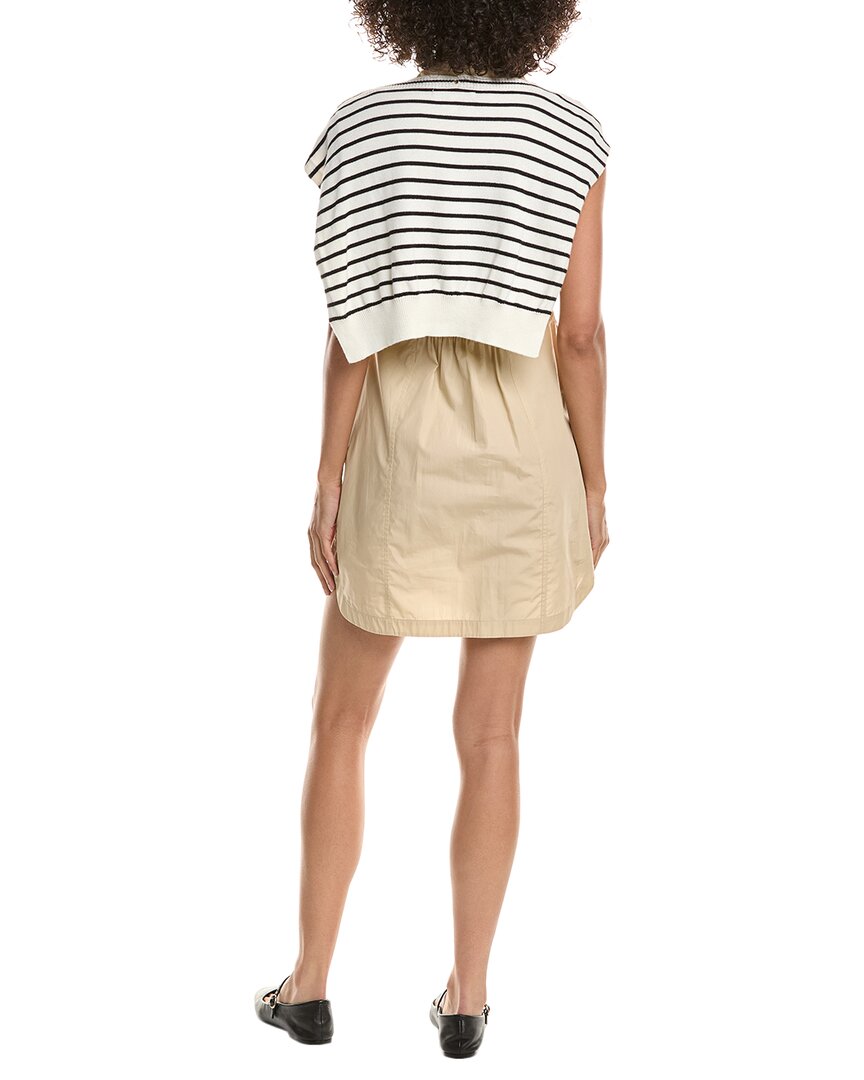 Derek Lam 10 Crosby Lotte Mixed Media Dress