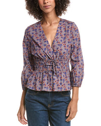 Derek Lam 10 Crosby Lilith V-Neck Blouse