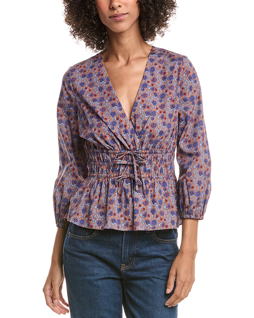 Derek Lam 10 Crosby Lilith V-Neck Blouse