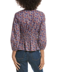 Derek Lam 10 Crosby Lilith V-Neck Blouse
