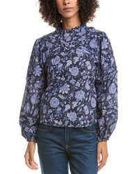 Derek Lam 10 Crosby Marlowe Long Sleeve Blouse