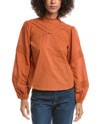Derek Lam 10 Crosby Marlowe Long Sleeve Blouse