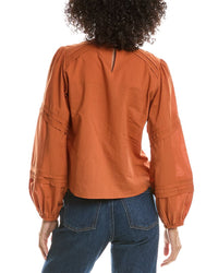 Derek Lam 10 Crosby Marlowe Long Sleeve Blouse