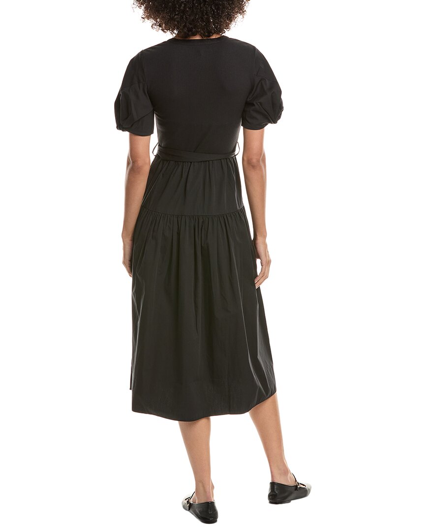 Derek Lam 10 Crosby Natalia Mixed Media Dress