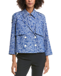 Derek Lam 10 Crosby Elijah Cropped Trench Jacket