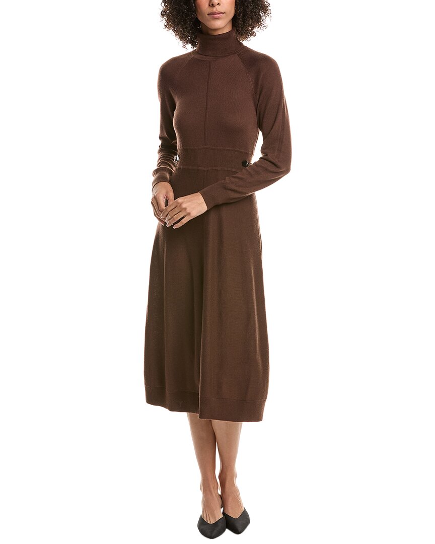 Derek Lam 10 Crosby Becky Horsebit Wool Sweaterdress