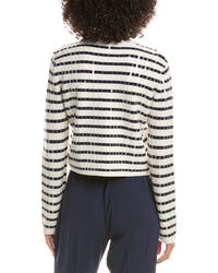 Derek Lam 10 Crosby Nebula Sequin Wool-Blend Cardigan