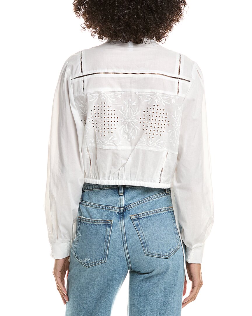 Derek Lam 10 Crosby Malory Garden Tile Eyelet Blouse – Bluefly