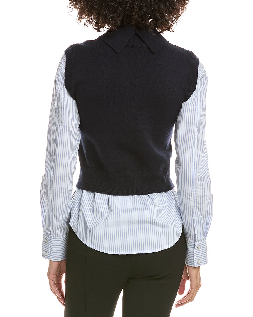 Derek Lam 10 Crosby Lacey Button Down Shirt