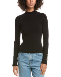 Derek Lam 10 Crosby Kassandra Mock Neck Wool-Blend Sweater