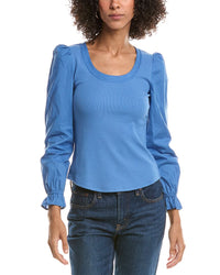 Derek Lam 10 Crosby Aishah Scoop Neck Top