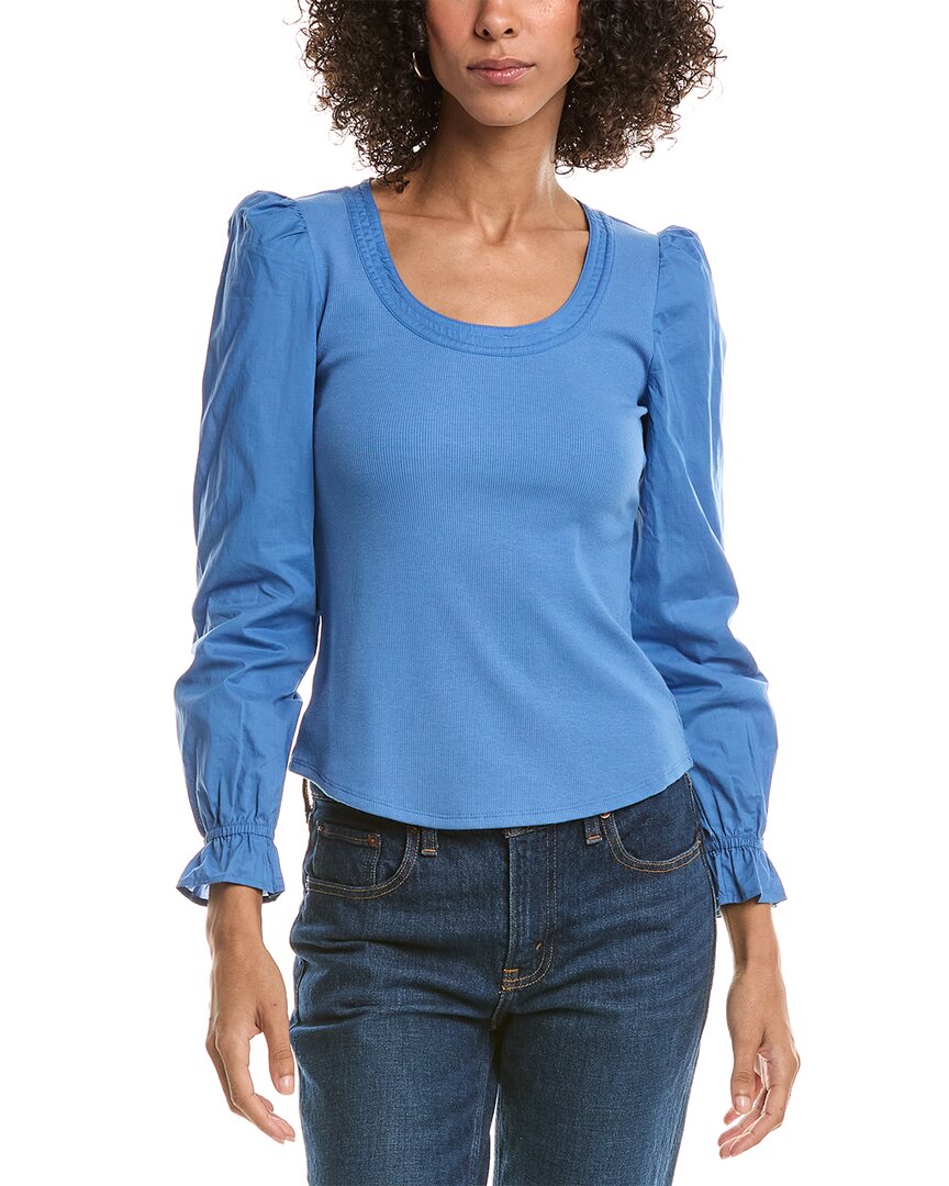Derek Lam 10 Crosby Aishah Scoop Neck Top