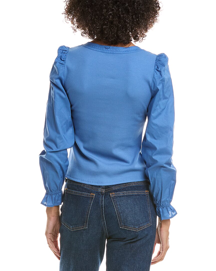 Derek Lam 10 Crosby Aishah Scoop Neck Top