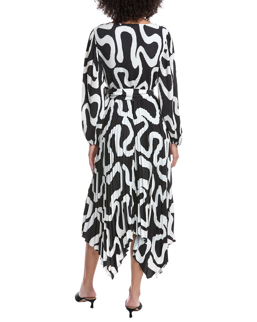Milly Milly Liora Ink Swirl Midi Dress