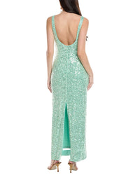 Milly Shimmer Stretch Midi Dress